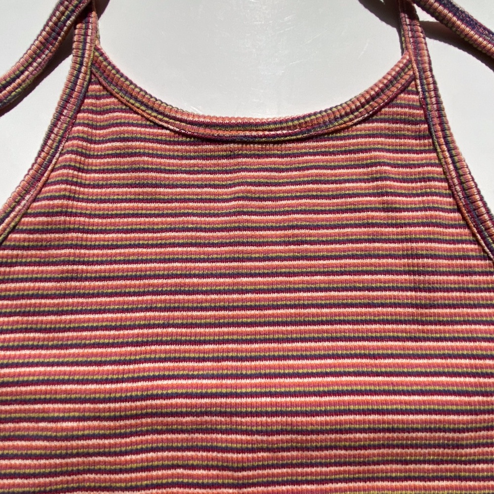 Gap Summer Halter Top Striped Cotton - Picture 3 of 10